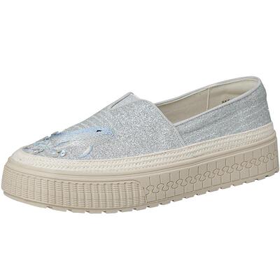 索菲娅厚底透气一脚蹬渔夫鞋