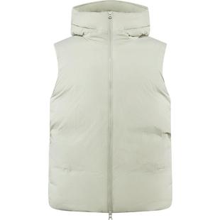 森马羽绒马甲男三防外套宽松连帽2024冬新款叠穿纯色百搭无袖上衣