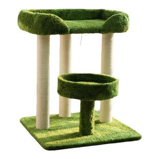 肥猫布偶缅因猫窝猫树猫爬架一体剑麻替换垫子猫玩具攀爬猫架大床