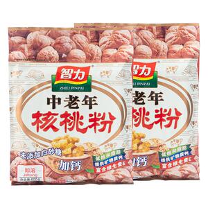 智力中老年核桃粉无糖精高钙加钙袋装营养早餐代餐粉冲饮品送老人