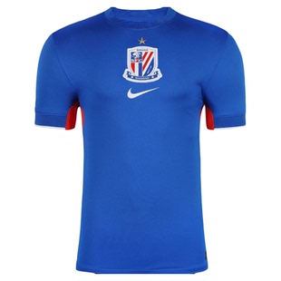 耐克NIKE2026年上海申花主场球衣短袖成人球迷版蓝色IQ0582-444