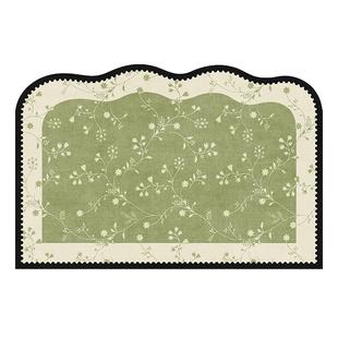 绿色法式门口地垫进门耐脏免洗pvc入户门地毯可裁剪室内玄关门垫