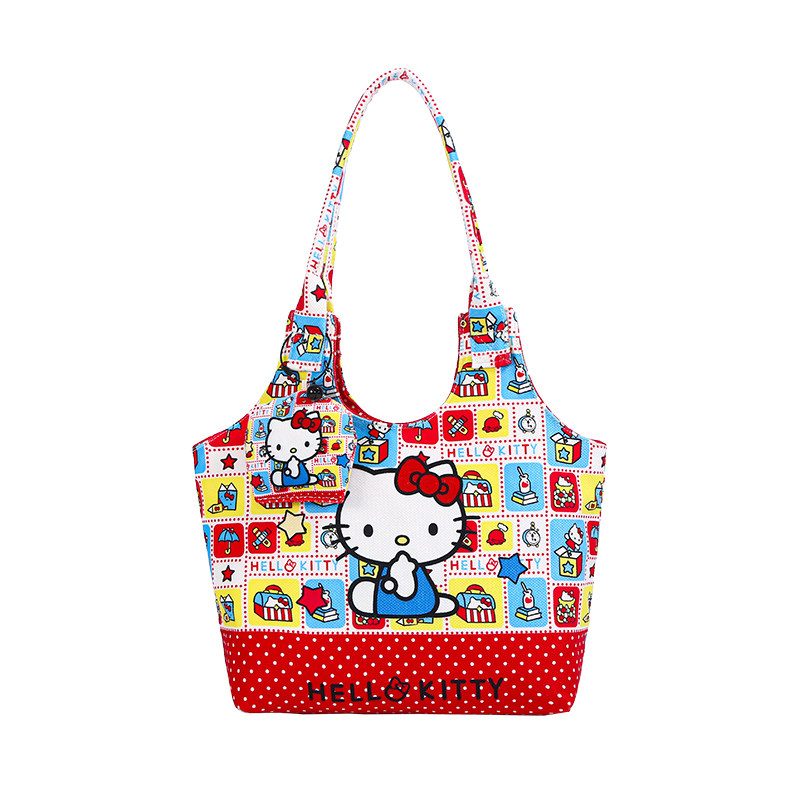 可爱HelloKitty涂鸦印花帆布包