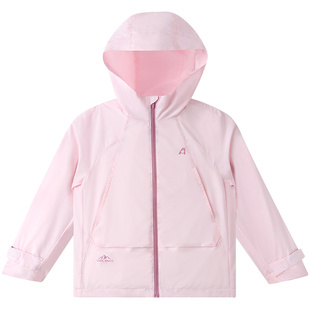 安奈儿童装男童女童外套2026春新款户外运动风保暖轻薄防风宽松