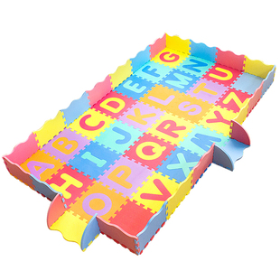 加厚无味出口泡沫地垫儿童拼接游戏爬爬垫数字字母拼图垫30*30cm