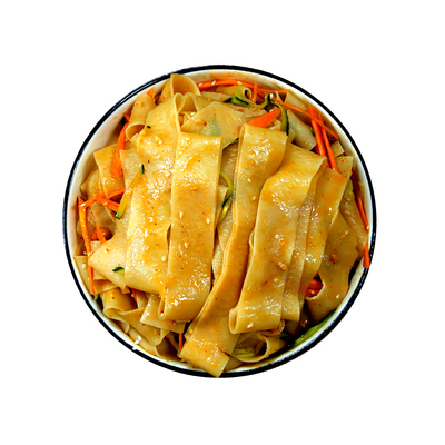 凉皮陕西正宗干货纯手工速食河南长面皮散装免煮即食擀面皮旗舰店