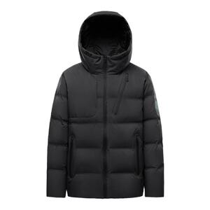 雪中飞男短款羽绒服90鸭绒户外运动舒适大码连帽