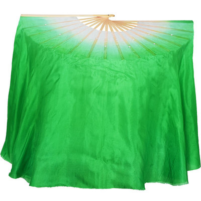 双面真丝舞蹈扇原版映山红