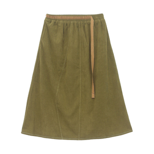 it'real瑞尔25年冬季新款复古时尚百搭绒面复古休闲半裙伞裙女