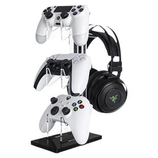 ps4 ps5手柄游戏支架xbox xboxone switch手柄展示支架耳机挂架