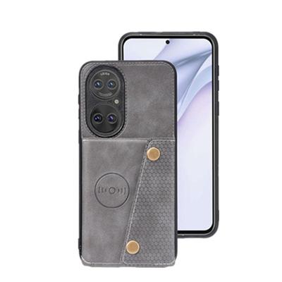 华为P50系列全包卡包磁吸保护套