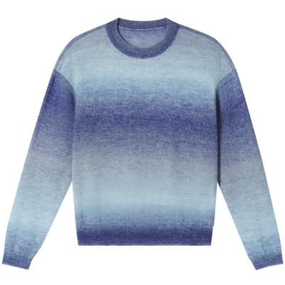 SALT.P可颜羊毛混纺丁达尔渐变段染纱线毛针织衫冬