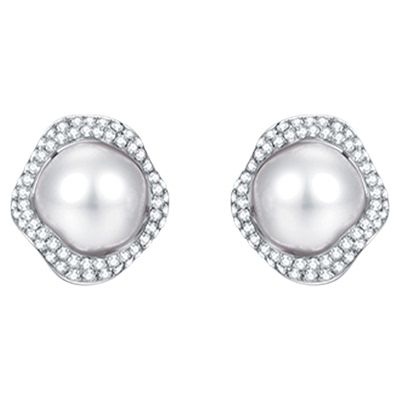 LynnHaven麟玟海之语澳白耳钉