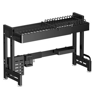 厨房水槽置物架碗架碗碟沥水架家用台面多功能水池洗放碗收纳架子
