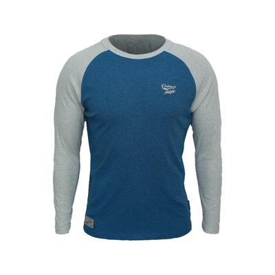 美式插肩长袖撞色AlphaGym