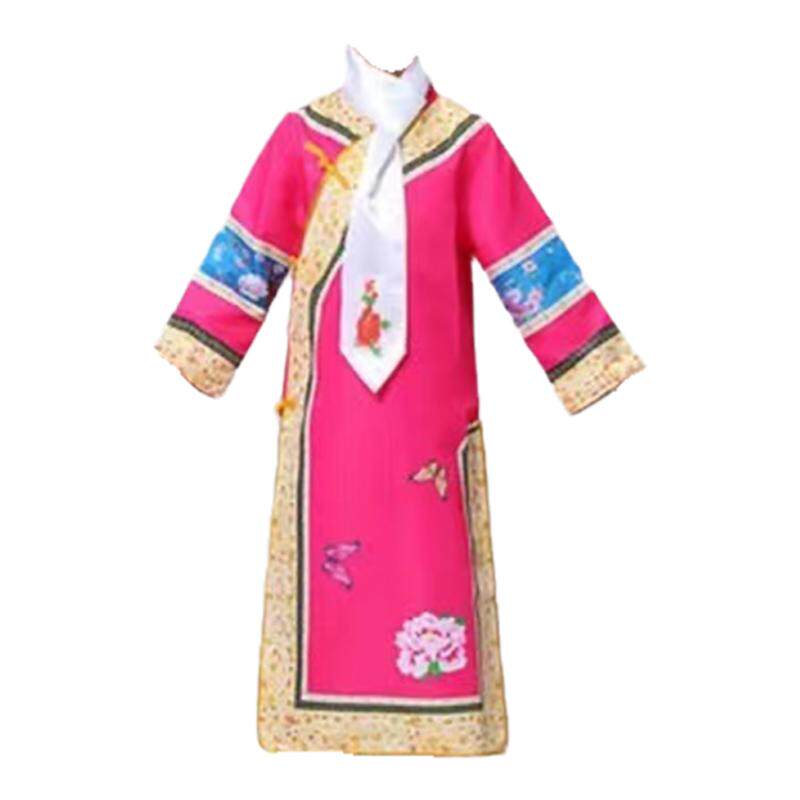 女童还珠格格服装格格服国朝服饰古装瞞族儿童有一个姑娘演出服女
