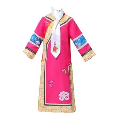女童还珠格格服装格格服国朝服饰古装瞞族儿童有一个姑娘演出服女