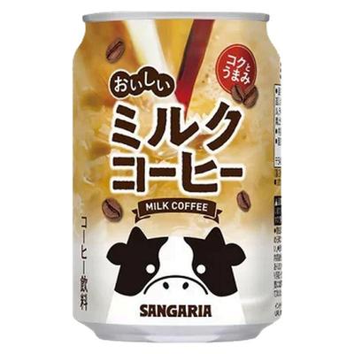 日本进口三佳利Sangaria饮料牛奶咖啡/草莓焦糖牛奶含乳红茶奶茶