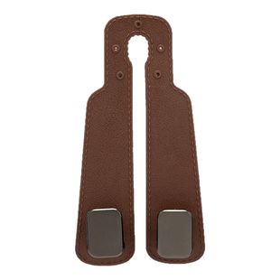 汽车挂钩车载座椅背升级隐藏双挂钩翻毛皮后排车内用包包储物挂钩