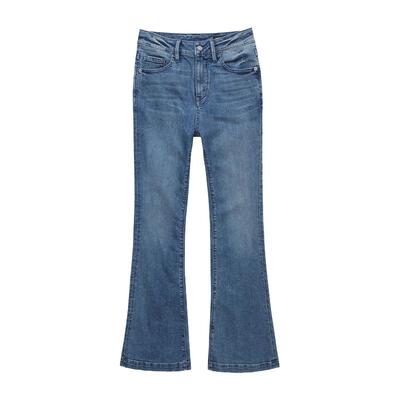 ABLEJEANS新款女士微喇叭牛仔裤