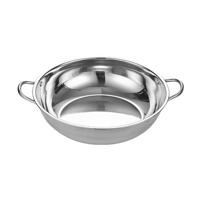 加厚不变形鸳鸯火锅汤锅分格不漏