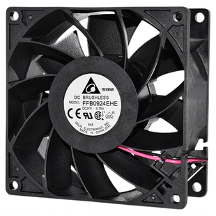 FFB0924EHE台达9038/9238 24V 0.75A 9CM大风量变频器PWM散热风扇