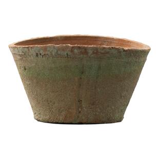 扁盆老式粗陶花盆多肉盆景陶盆陶土阳台月季吊兰大瓦盆植物专用