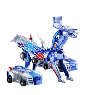 咖宝车神磁吸变形银翼飞龙合体碰撞二合一儿童玩具云际天马独角兽