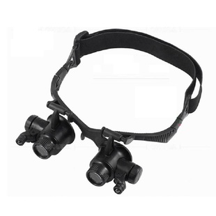 放大镜维修用电子元件手表工具眼镜工作台高手机带灯电路板头戴式