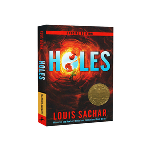 Holes 别有洞天 洞 660L 纽伯瑞金奖 Louis Sachar路易斯·萨奇尔 儿童文学 悬疑探险 英文原版 7-12岁 现货 少年儿童小说 名著