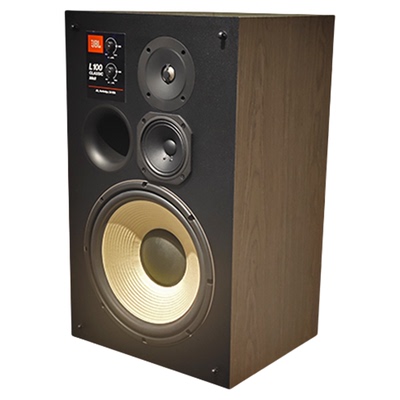 JBL L100 Classic MkII L82黑金版 桌面Hifi书架音箱家庭无源音响