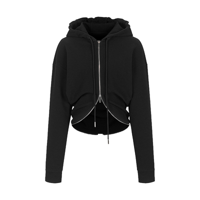 无以幻象双开门襟连帽卫衣