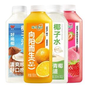 味全每日C果蔬汁900ml桃汁苹果