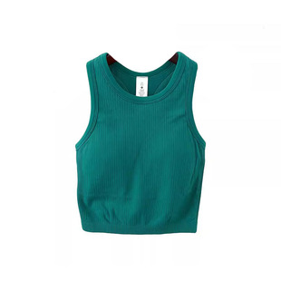 带胸垫 ebb运动背心速干短款工字型美背聚拢高弹健身文胸瑜伽内衣