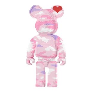 超大号暴力熊积木玩具益智拼装小颗粒高难度巨大型成人版10000粒