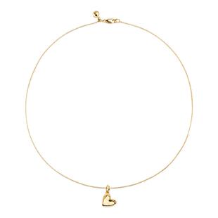 Monica Vinader莫妮卡熔岩之心项链镀金心形吊坠轻奢新年礼物小众