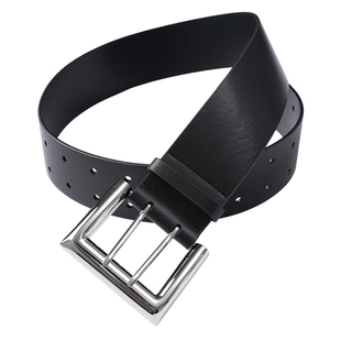 IDPAN个性双排扣腰带时尚百搭宽皮带配饰26春季新款