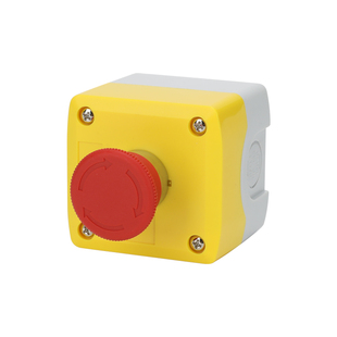 三孔明装电动卷帘门按钮盒升降开关盒卷闸门上下停塑料手动控制盒