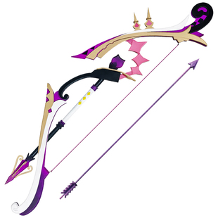 原神林尼cos道具服 箭武器 最初的大魔术 魔术卡牌 弓 扑克牌
