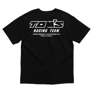 JDM汽车改装文化 TOM'S RACING TEAM纯棉t恤男 F田赞助商短袖衫