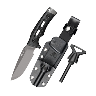 汉道洛克户外生存刀DC53钢高硬度求生刀锋利直刀野外防身战术刀