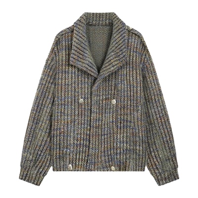 秋冬新款小香风毛呢短款外套女