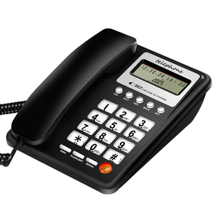 【厂家直销】电话座机家用电话机办公室酒店固话机来电显示免电池