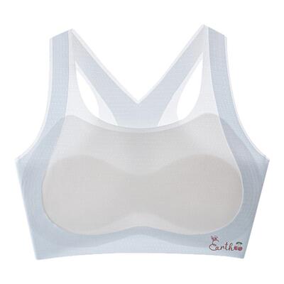 YIKUO忆括女童发育期内衣防凸点小学生一阶段12岁儿童少女小背心