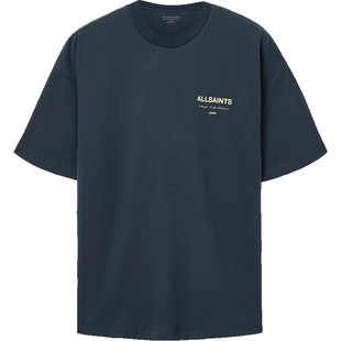 ALLSAINTS男士宽松短袖T恤Logo印花UNDERGROUND中性风2026夏新款