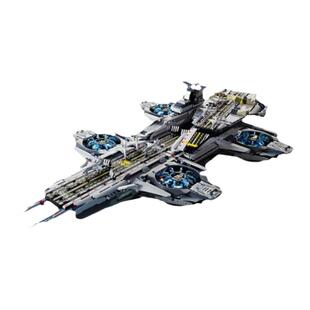 K盒子10218神盾局航母国产积木复仇者联盟拼装模型高难度玩具男孩