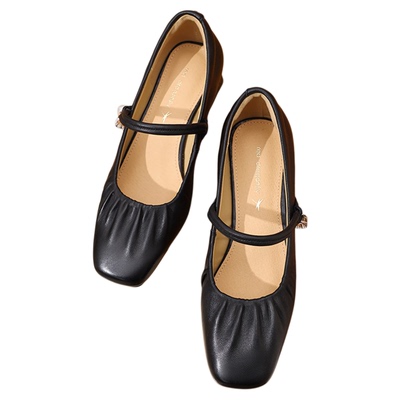 红蜻蜓女鞋2025秋季新款玛丽珍鞋