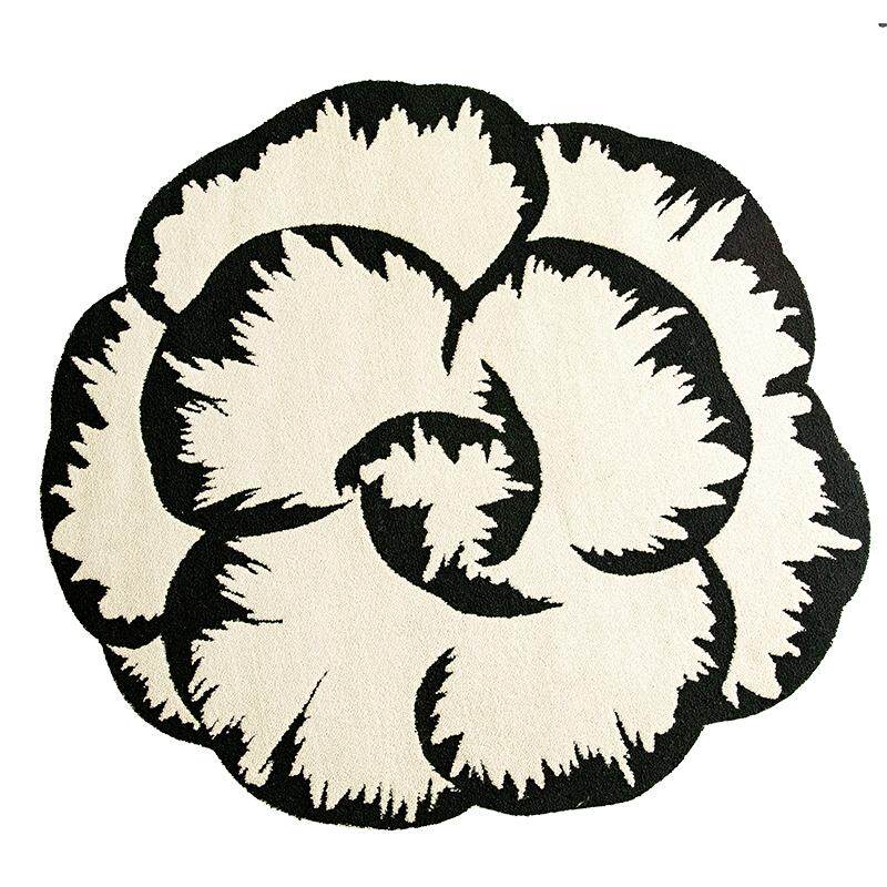 【国补再减15%】蜡笔派晚山茶防水地毯新中式异形地垫客厅卧室