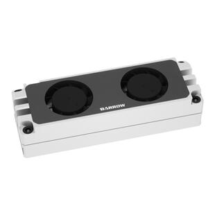 Barrow 双风扇分体水冷头散热器全铜2280 22110 PCIE M.2固态硬盘