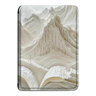 imobile电子书保护套适用kindle书本风景scribe山峰kpw4/5个性6亚马逊oasis3/2第11代958/voyage1499阅读器壳